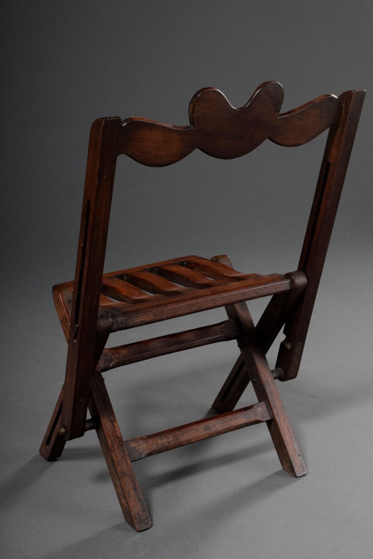 Children's folding chair, wood, h. 27/64cm, slight signs of use - Image 3 of 4