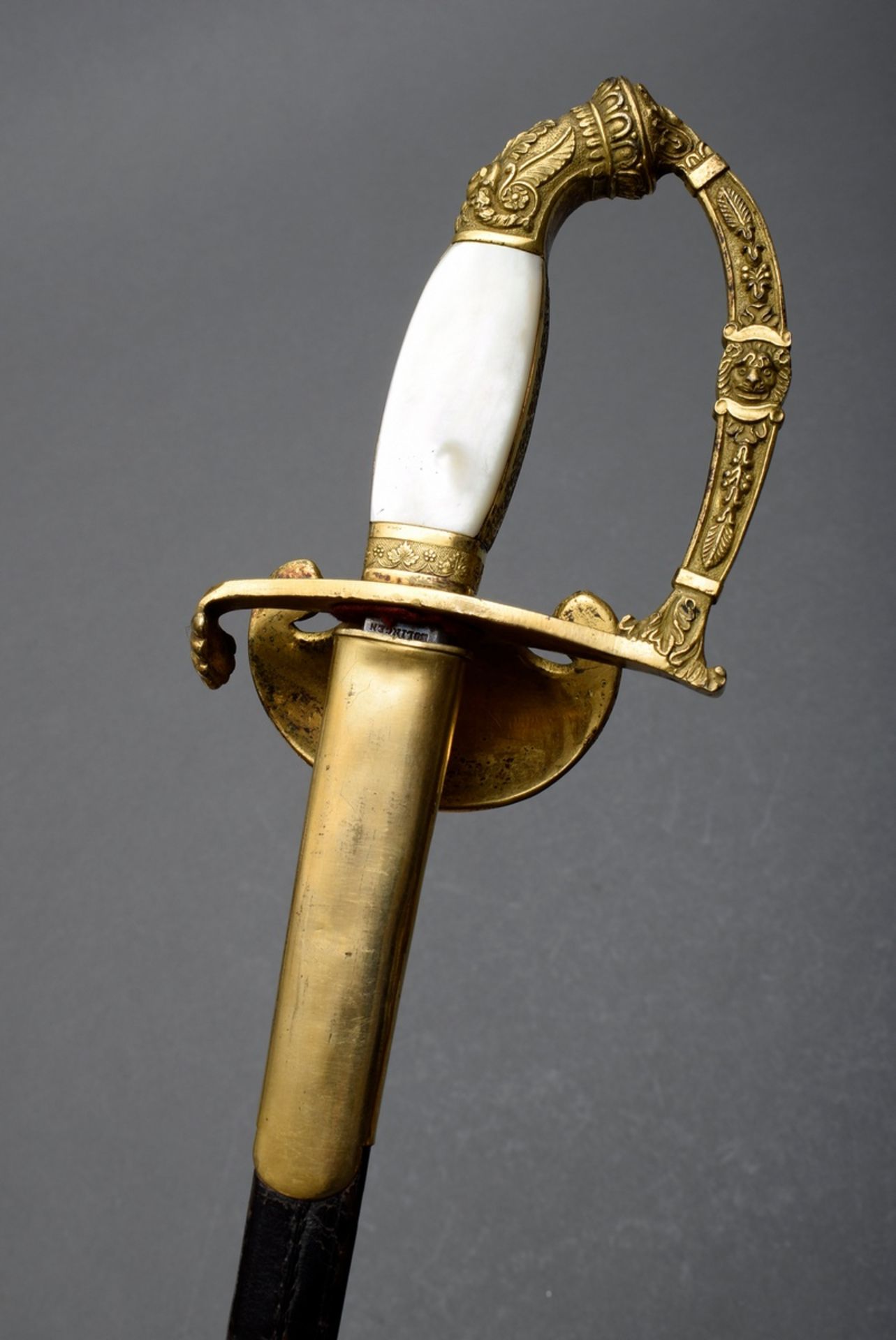 Bavarian civil servant's sword from the reign of King Ludwig I (1825-1848) or King Ludwig II (1864- - Image 3 of 11