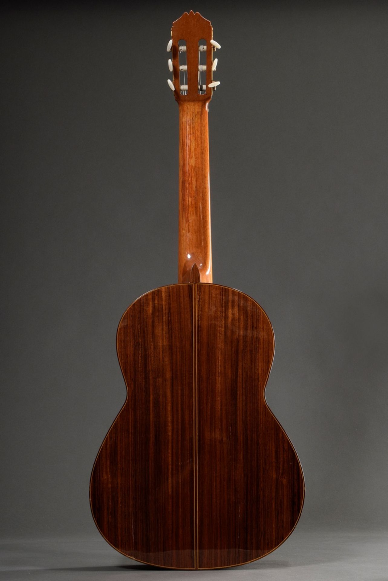 Classical guitar or Flamenco guitar, José Ramirez, Spain 1975, spruce top, back and sides of West I - Image 7 of 25