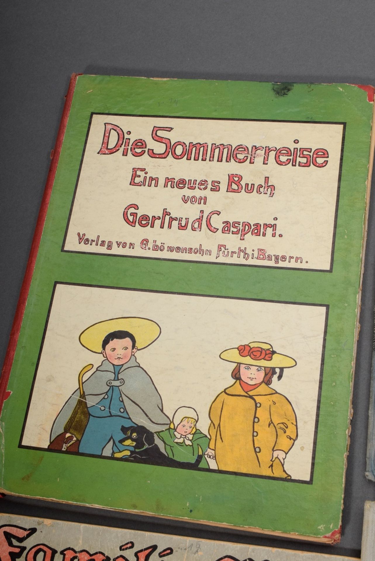8 Various children's books: Adolf Holst "Hochzeit im Winkel"; 2x Wilhelm Busch "Schnaken und Schnur - Image 2 of 9