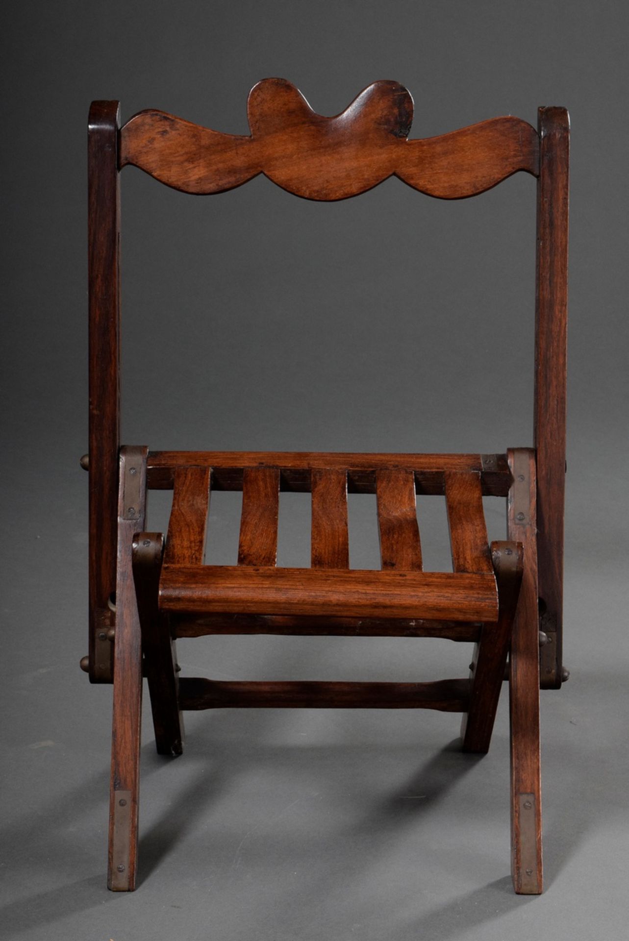 Children's folding chair, wood, h. 27/64cm, slight signs of use - Image 2 of 4