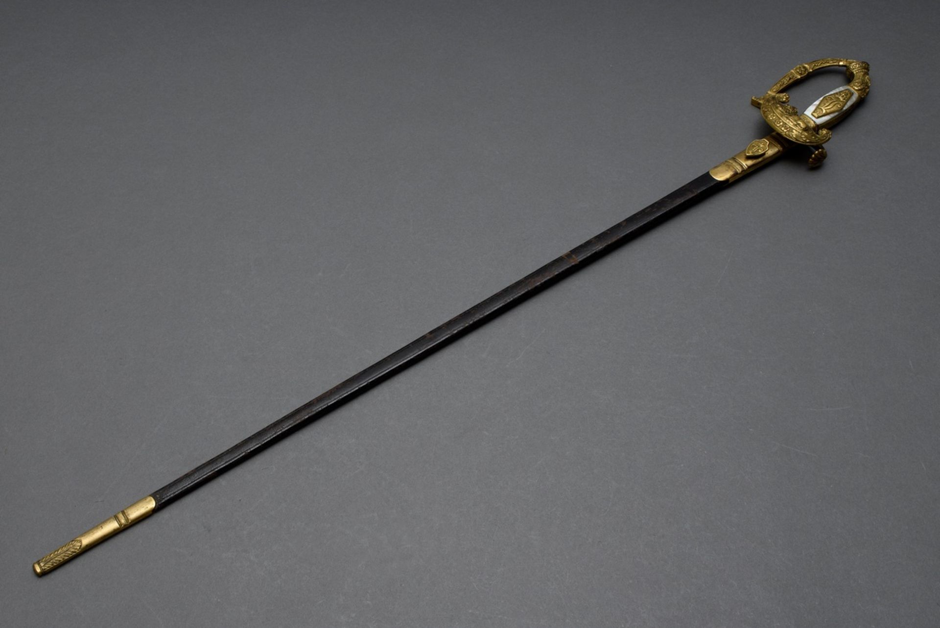 Bavarian civil servant's sword from the reign of King Ludwig I (1825-1848) or King Ludwig II (1864- - Image 5 of 11