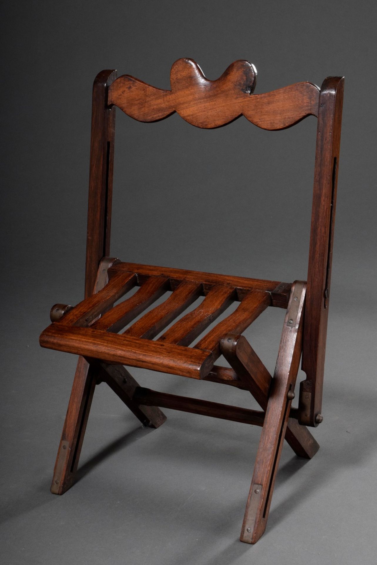 Children's folding chair, wood, h. 27/64cm, slight signs of use