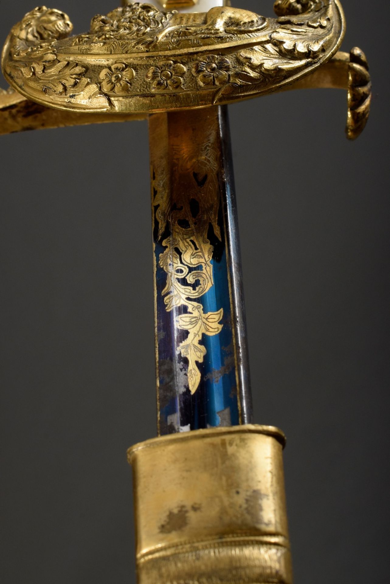 Bavarian civil servant's sword from the reign of King Ludwig I (1825-1848) or King Ludwig II (1864- - Image 11 of 11