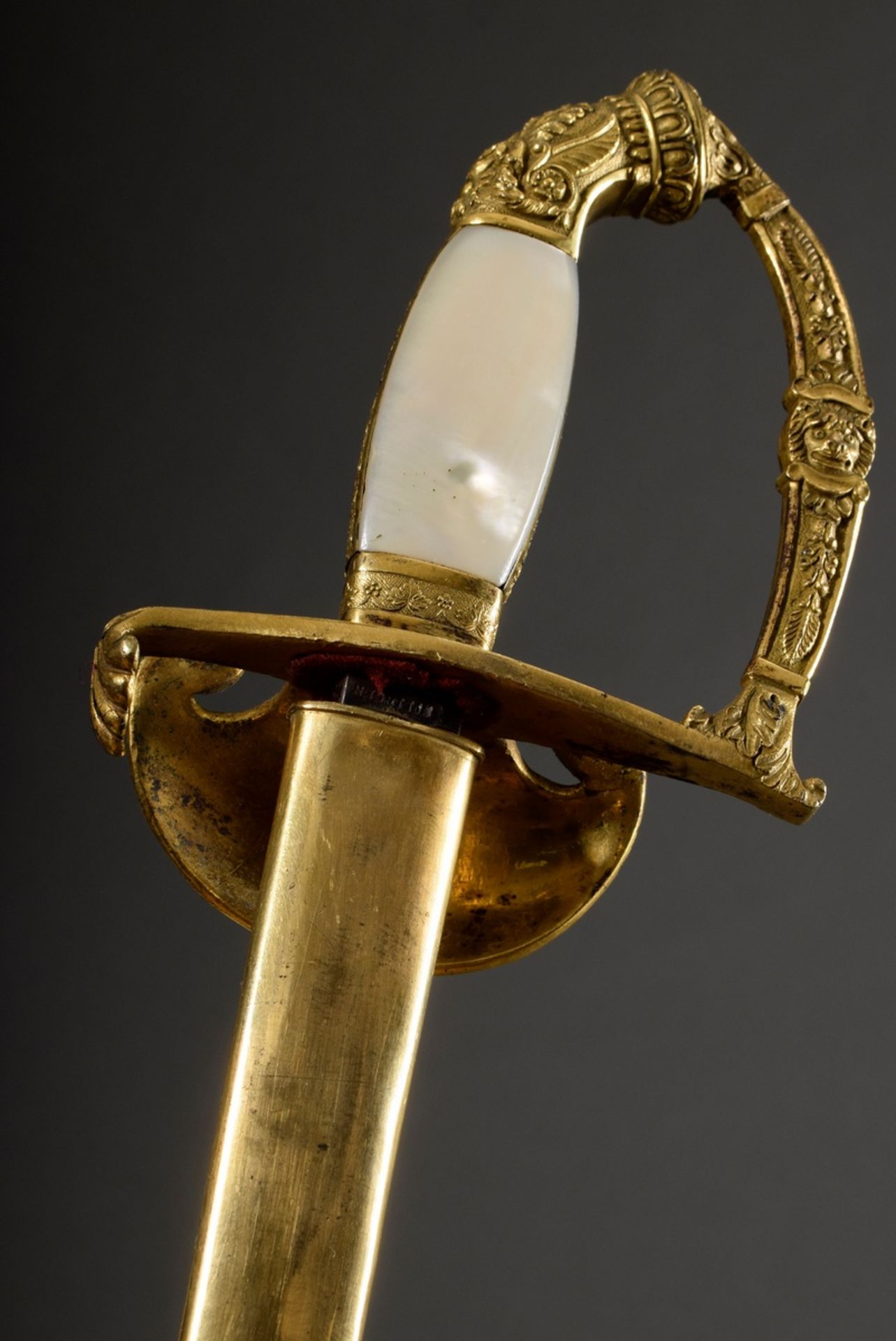 Bavarian civil servant's sword from the reign of King Ludwig I (1825-1848) or King Ludwig II (1864- - Image 9 of 11