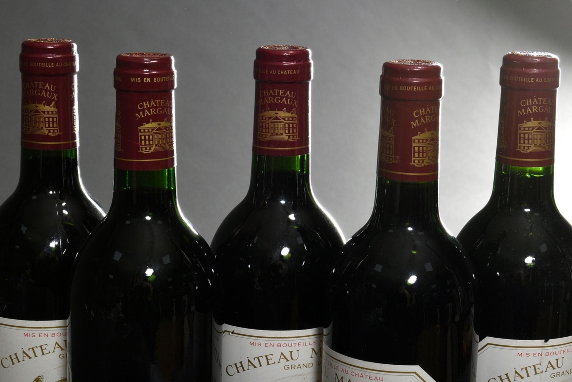 5 Diverse Flaschen Bordeaux Rotwein: 1x 1994 und 4x 1988 "Chateau Margaux", Premier Grand Cru Class - Bild 4 aus 5