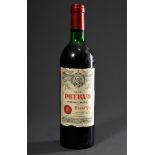 Flasche 1979 Bordeaux Rotwein "Petrus", Grand Vin, Pomerol, Schlossabzug, 0,75l, upper shoulder, Et