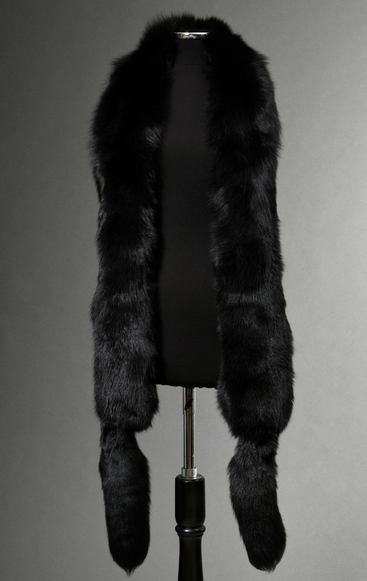 Schwarzer Fuchs Schal, L. 250cm - Bild 3 aus 3