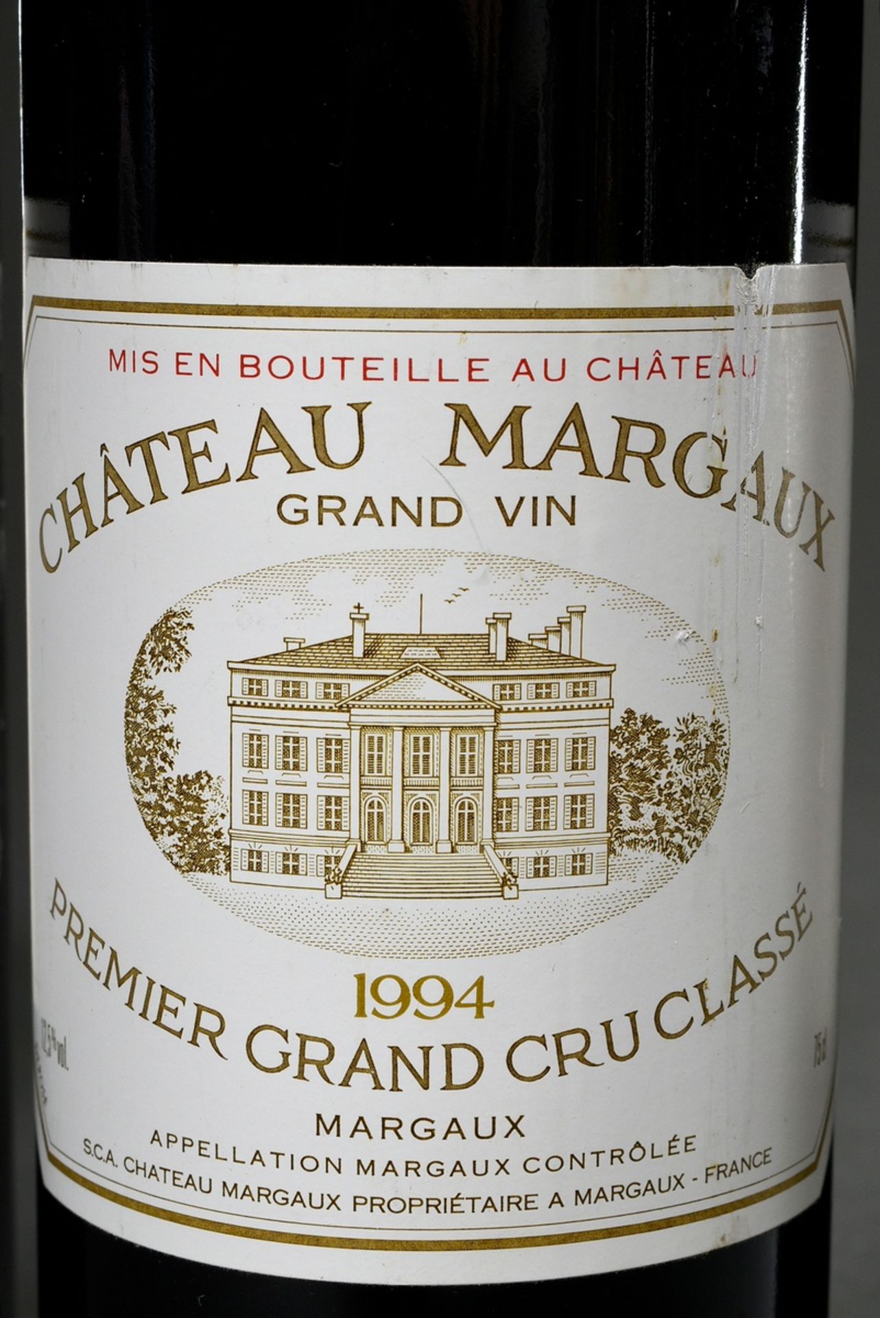 5 Diverse Flaschen Bordeaux Rotwein: 1x 1994 und 4x 1988 "Chateau Margaux", Premier Grand Cru Class - Bild 3 aus 5