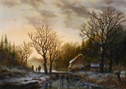 KLOMBECK "Winterlandschaft"