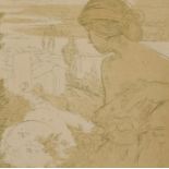 BRANGWYN "Junge Frau"