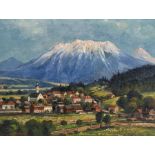 FUHRMANN "Ortschaft in bayerischer Landschaft"