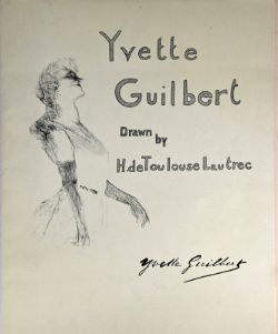 TOULOUSE-LAUTREC  "Yvette Guilbert"