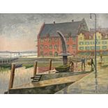 BONGÉ Irmgard von "Am Hafen von Meersburg am Bodensee"