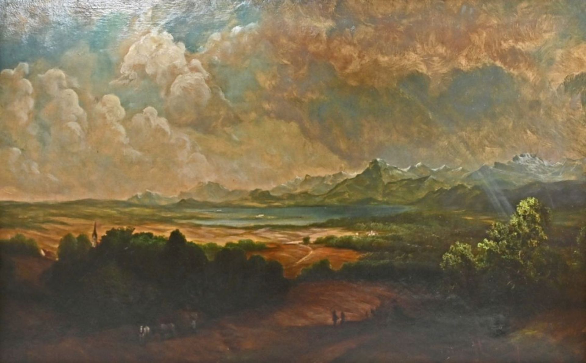 WIESINGER Ludwig zugeschrieben "Weite Landschaft"