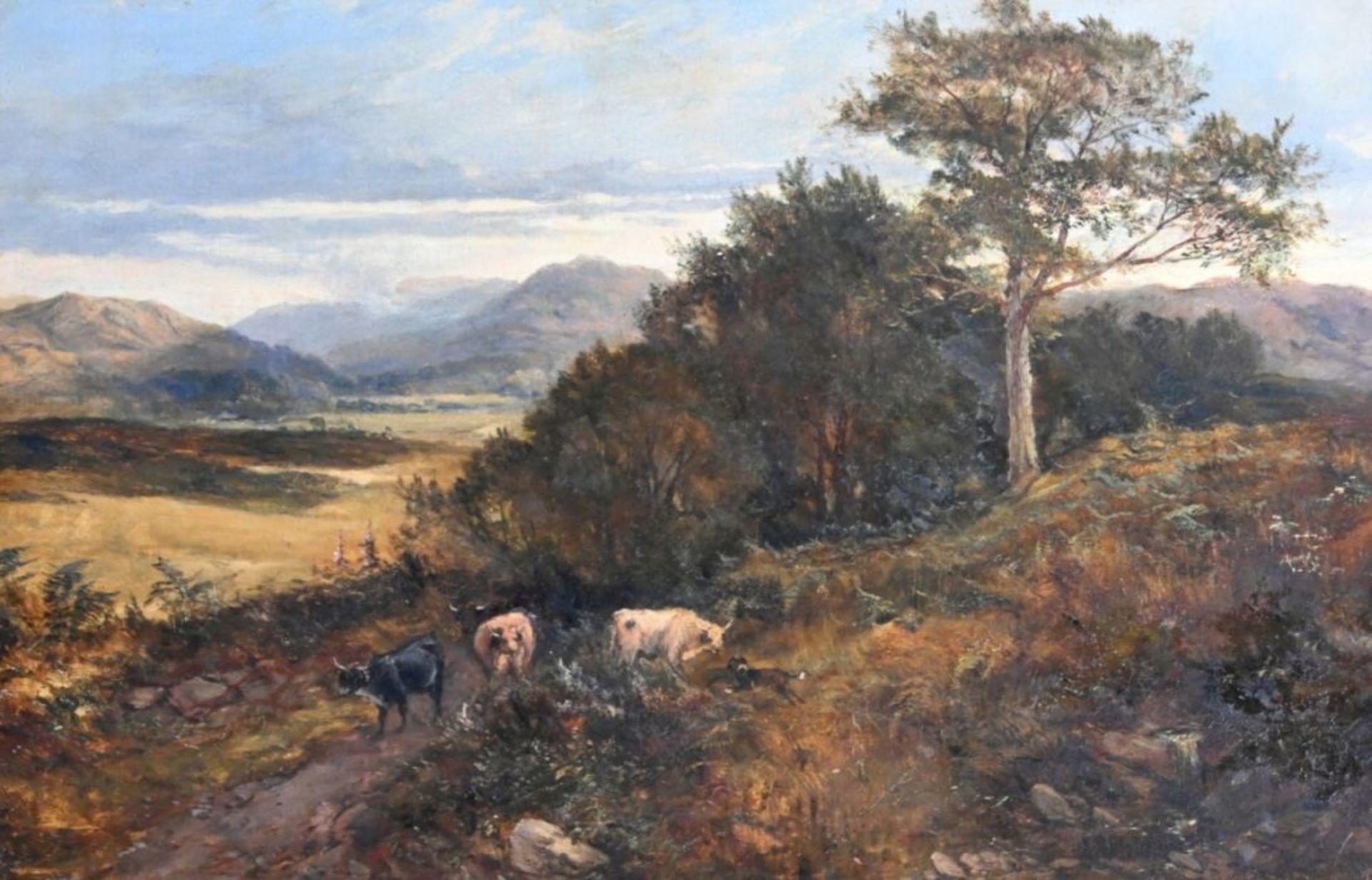 ADAM Joseph Denovan "Landschaft mit Kühen"