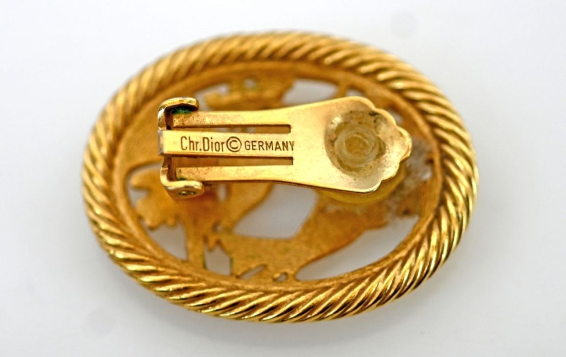 2 PAAR OHRCLIPS Christian Dior - Image 4 of 7