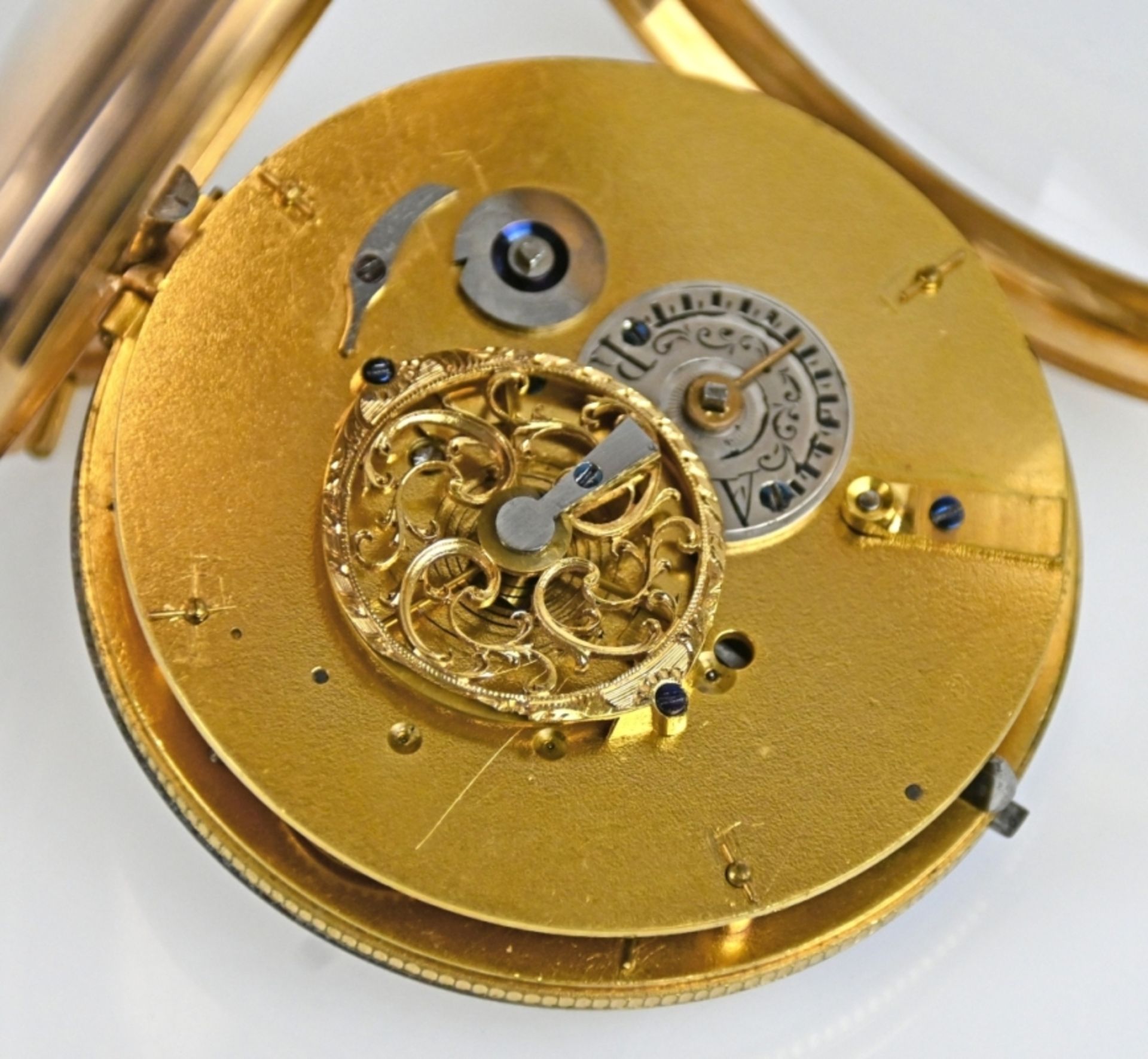 TASCHENUHR Goldgehäuse 18ct, 19. Jahrhundert - Image 8 of 9