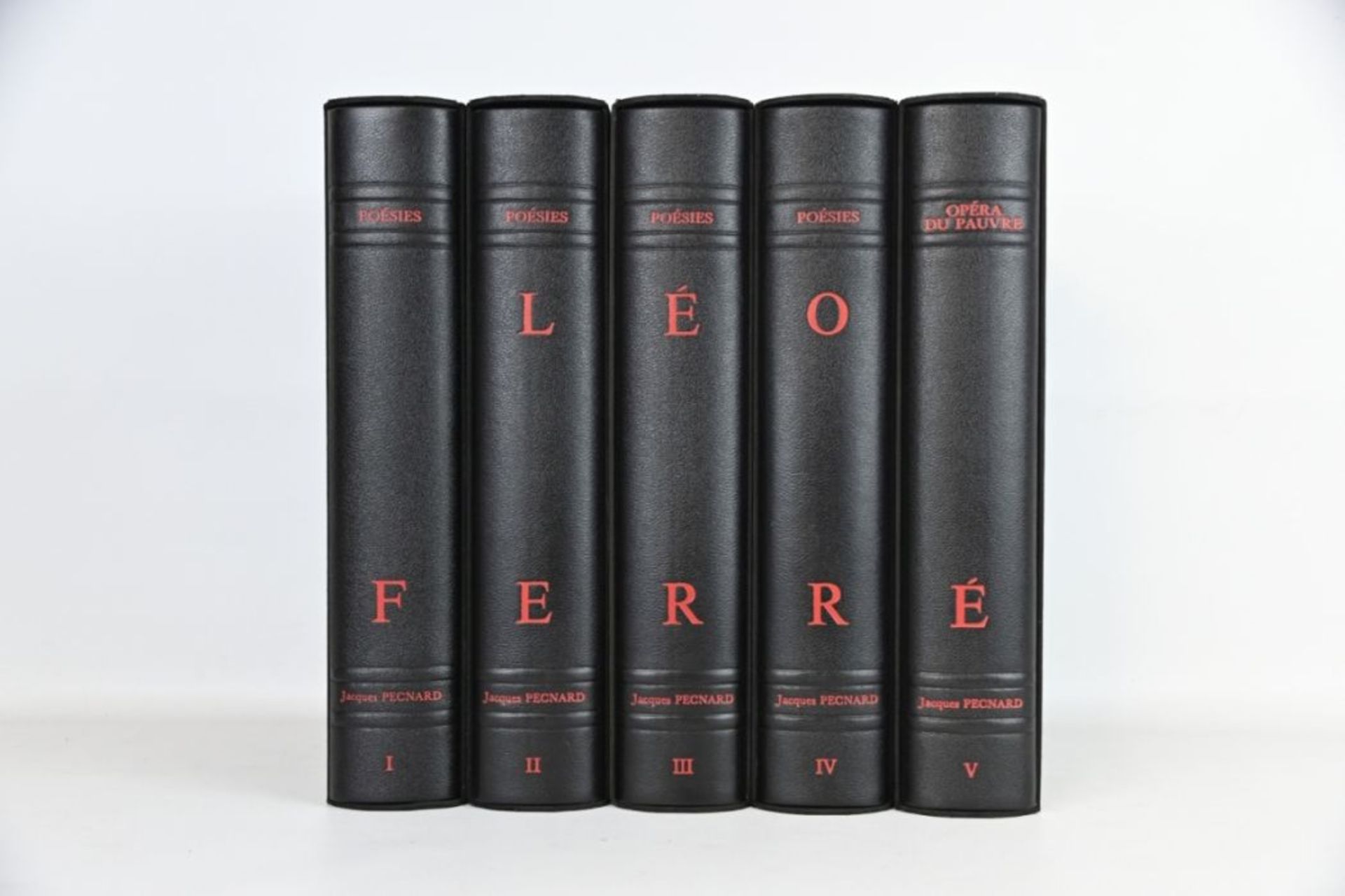 FERRÉ Léo "Le premier volume des poésies de Léo Ferré"