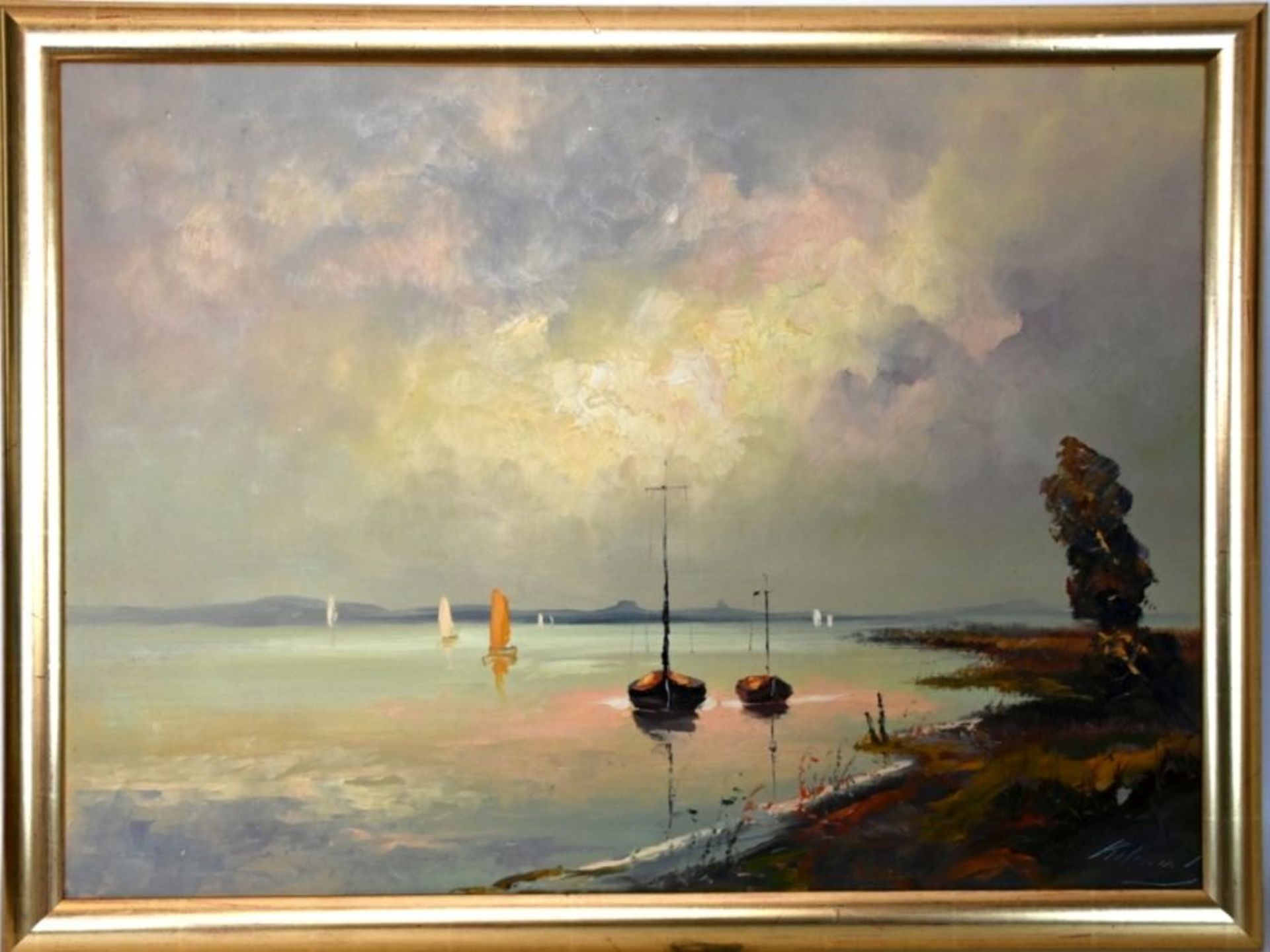 KELEMEN Sandor "Schiffe auf dem Bodensee" - Bild 2 aus 3