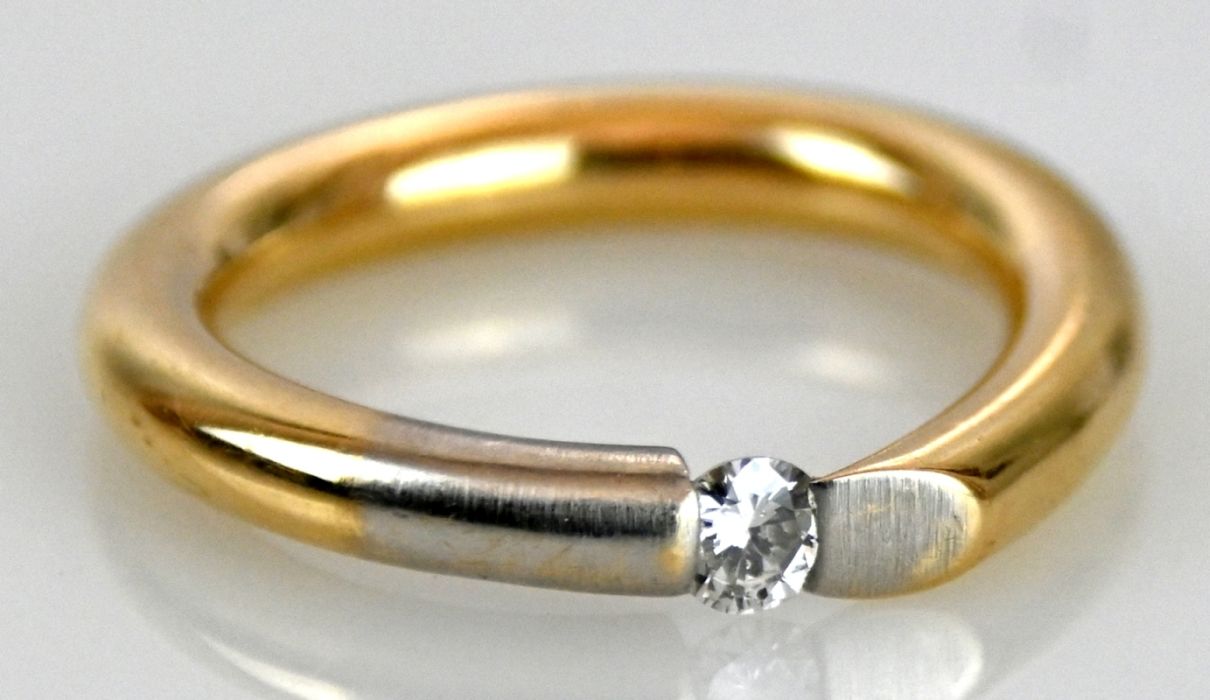 SPANNRING mit Brillant