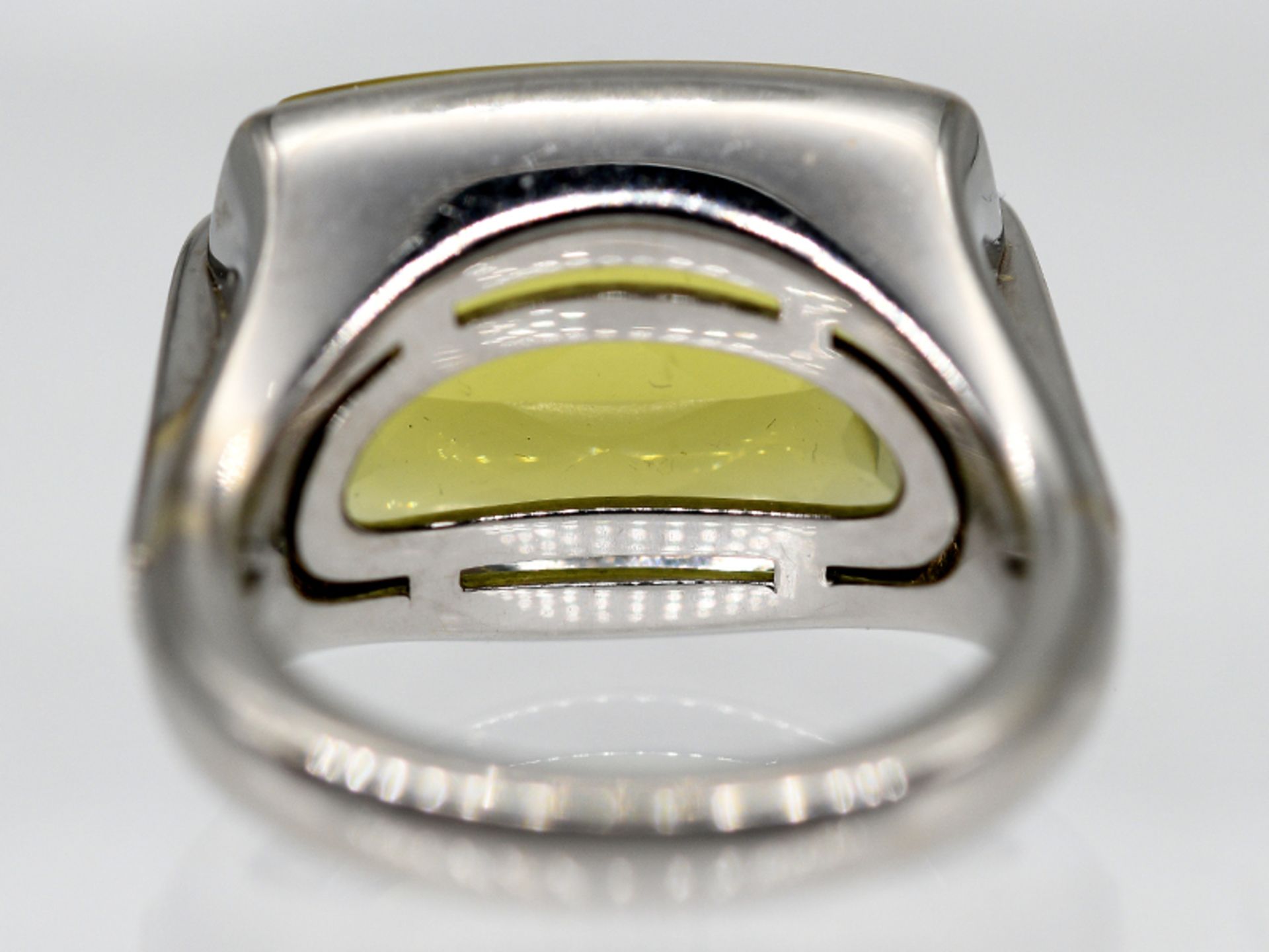 Ring Lemon Topas ca. 5 ct, BVLGARI, Italien 21. Jh. - Bild 3 aus 3