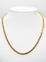 Goldene Collierkette, Chopard, Geneve, 90- er Jahre.