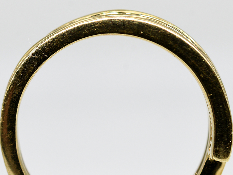 Ring mit 3 kleinen Brillanten, zus. ca. 0,06 ct, 90- er Jahre. - Image 4 of 4