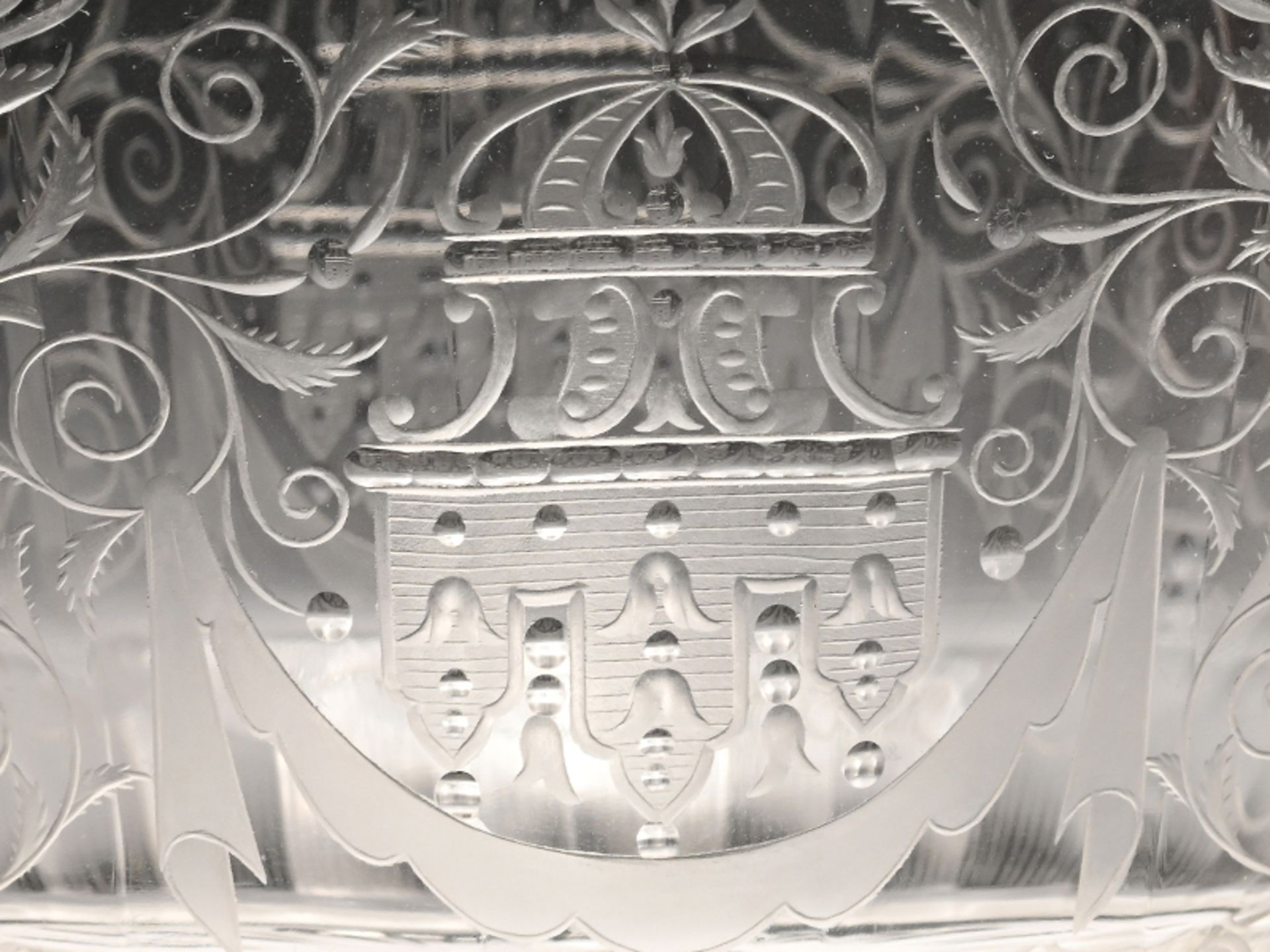 Ovale Schale, Dekor "Maria Theresia", J. & L. Lobmeyr, Wien, 20. Jh. - Image 6 of 7