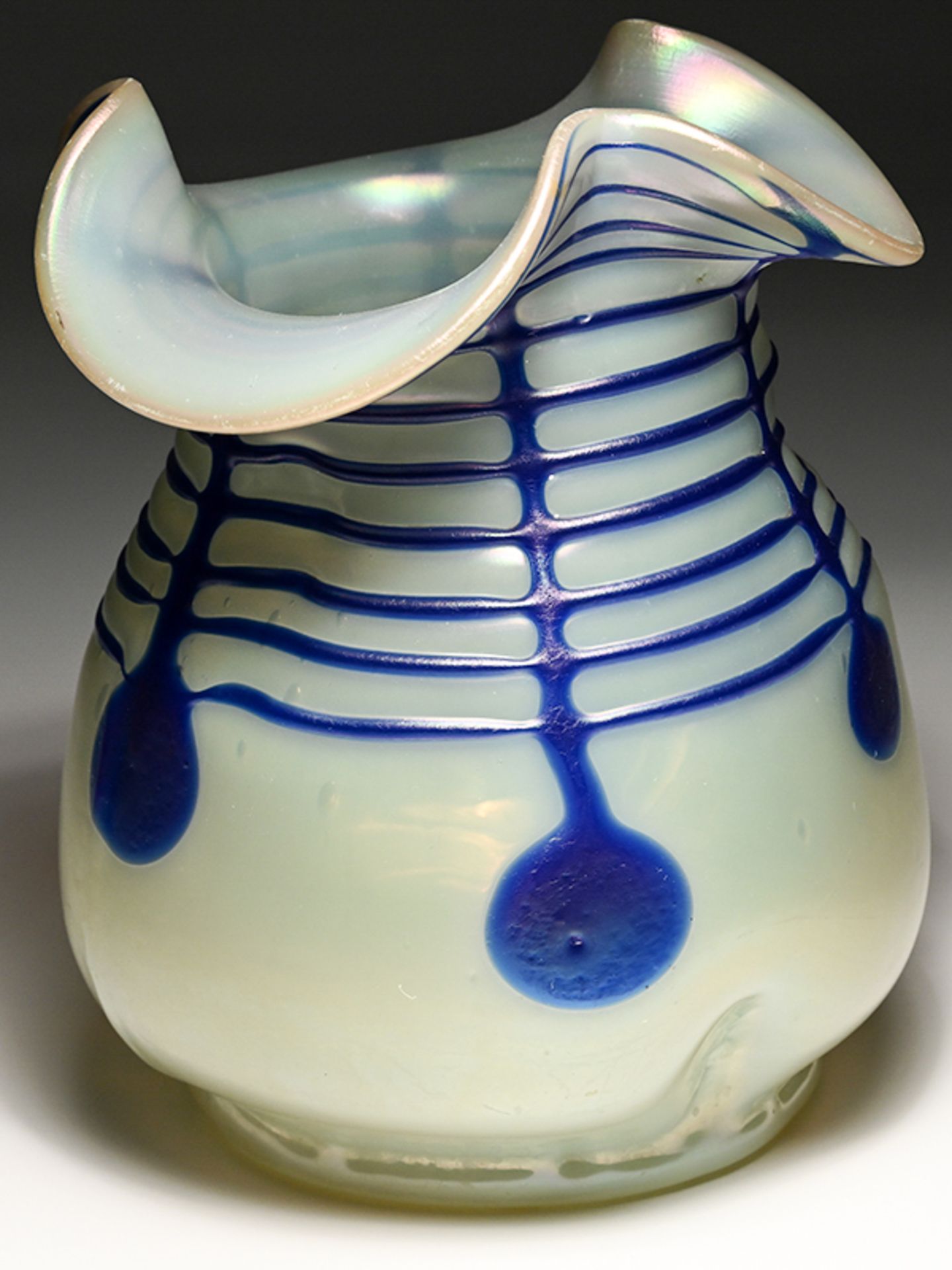 Jugendstil-Vase, wohl Böhmen, um 1910/20.