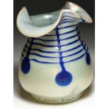 Jugendstil-Vase, wohl Böhmen, um 1910/20.