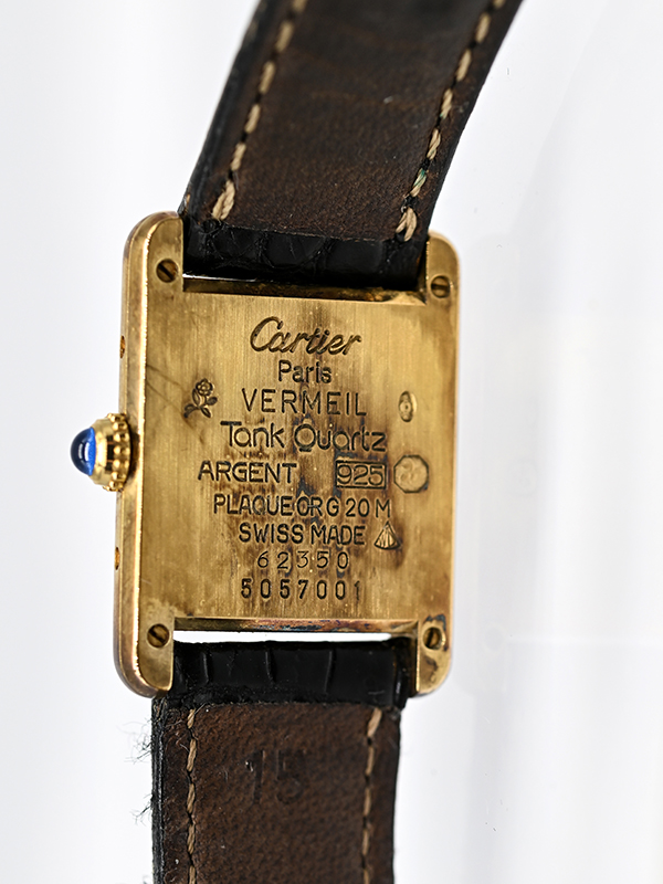 Damenarmbanduhr, Modell: Tank, Cartier, Paris, 80- er Jahre. - Image 2 of 3