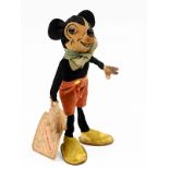 Kleine "Mickey Mouse"-Puppe, "Dean's Rag Book Co. Ltd.", England, wohl 1930er Jahre.