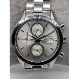 Herrenarmbanduhr, TAG HEUER "Carrera" Calibre 16, 20. Jh.