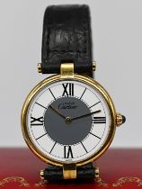Damenarmbanduhr, Must de Cartier, Vendôme, Paris, Frankreich, 90- er Jahre.