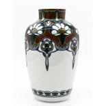 Jugendstil-Vase, Dekor: Samuel Schellink; Rozenburg (Juliana-Aardewark), Den Haag/Niederlande, 1909/