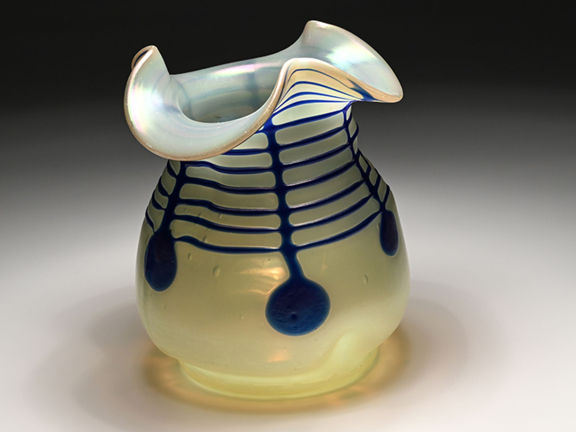 Jugendstil-Vase, wohl Böhmen, um 1910/20. - Image 3 of 6