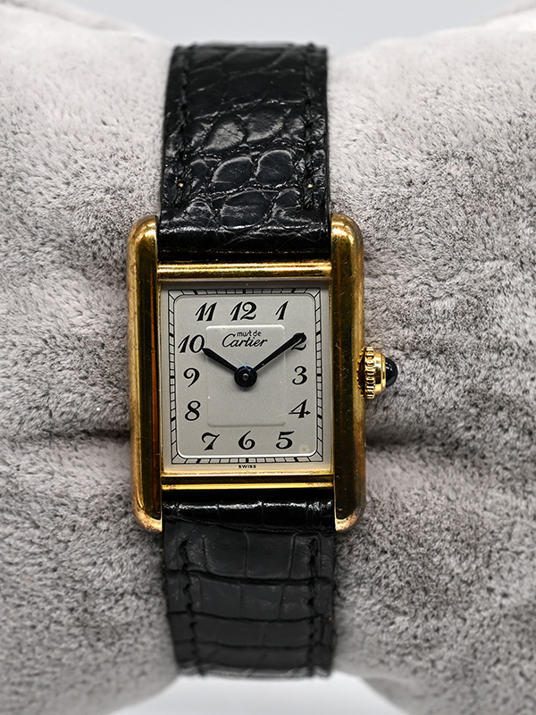 Damenarmbanduhr, Modell: Tank, Cartier, Paris, 80- er Jahre.