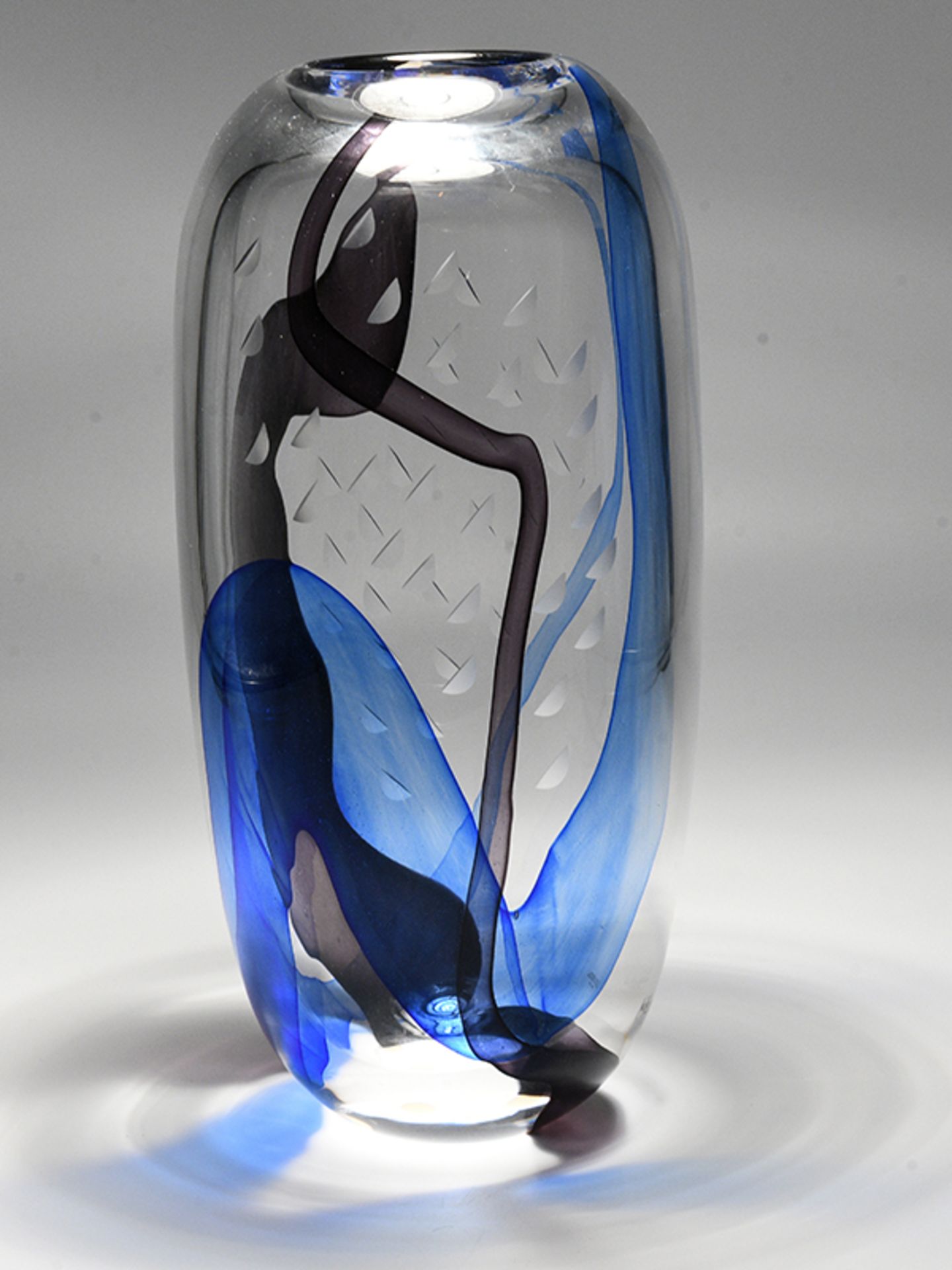 Limitierte Vase "Cassiopeia", Anna Ehrner, Kosta Boda Atelier, Schweden, 1991. - Image 2 of 5