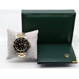 Herrenarmbanduhr, ROLEX "SUBMARINER", Ref.-No. 166113, erworben 1996.