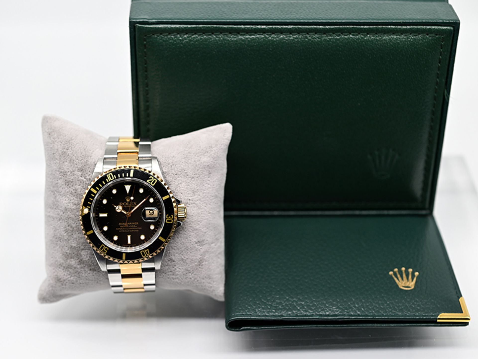 Herrenarmbanduhr, ROLEX "SUBMARINER", Ref.-No. 166113, erworben 1996.