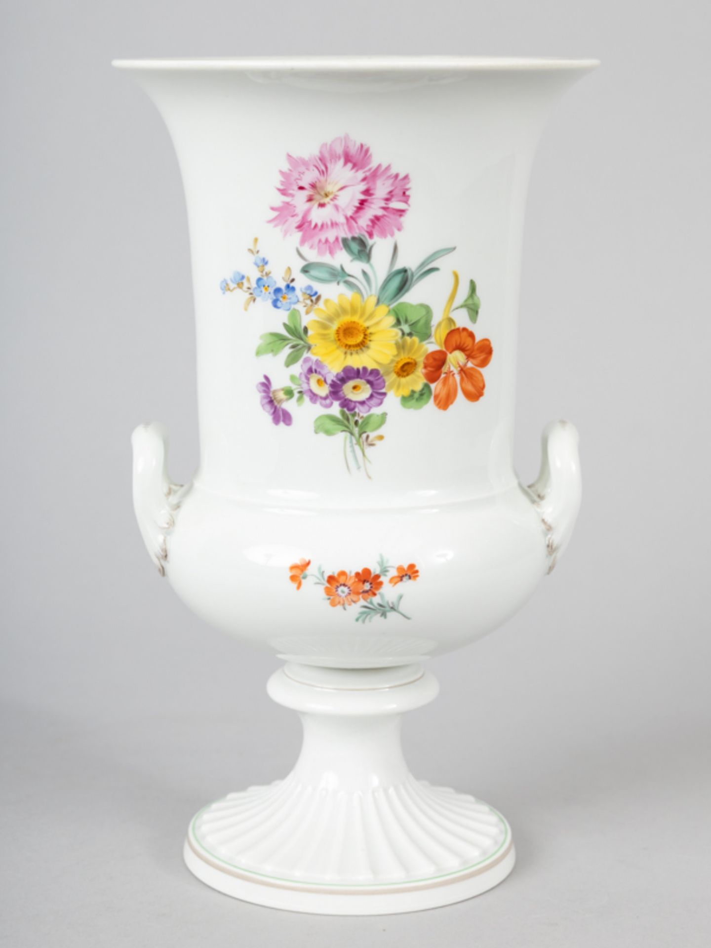 Amphorenvase, Deutsche Blume, Meissen, 19/20.Jh.