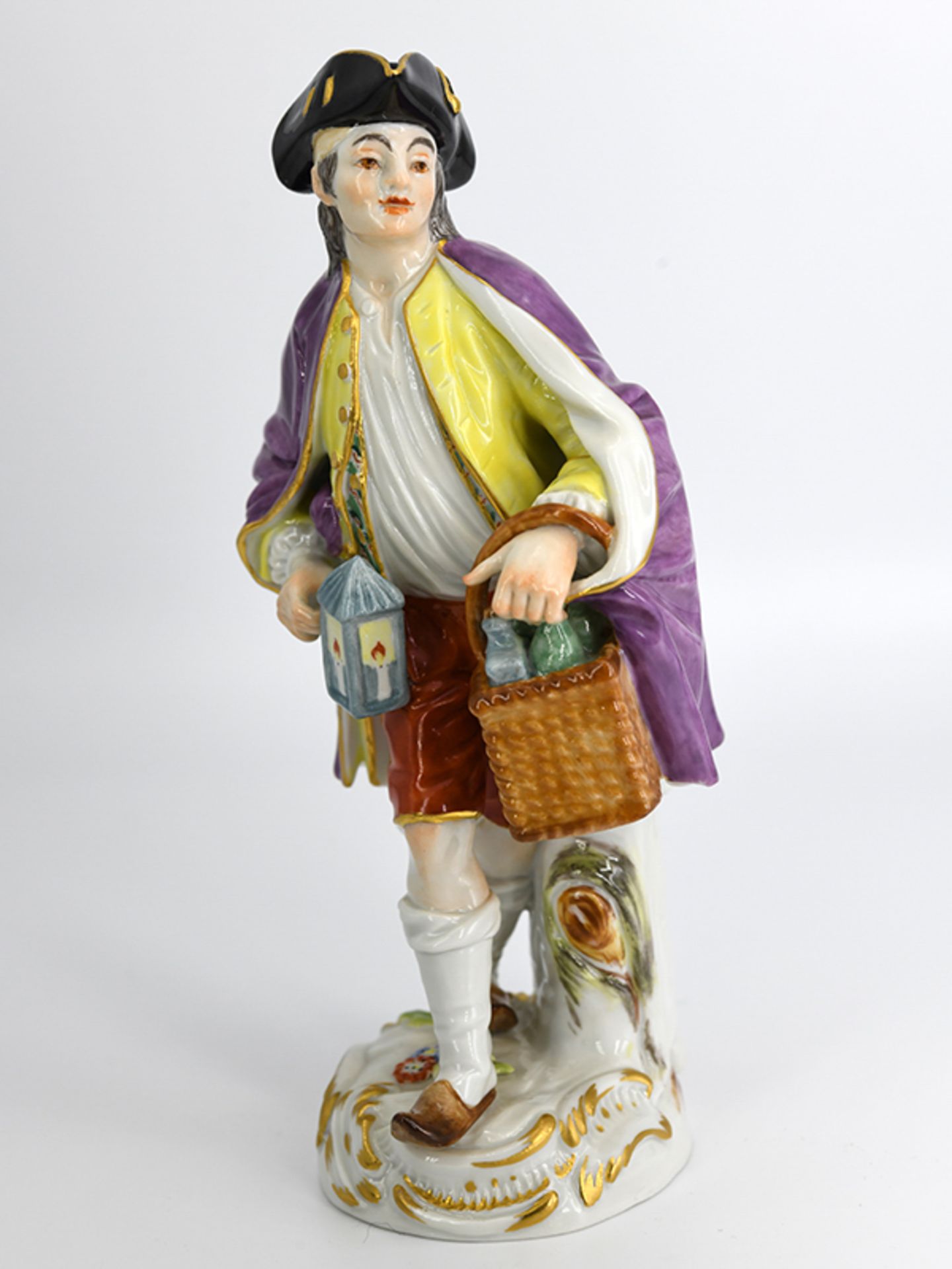 Figur "Schnaps Ausrufer", aus der Serie "Cris de Paris", Entw. J.J. Kändler und P.Reinicke, Meissen,