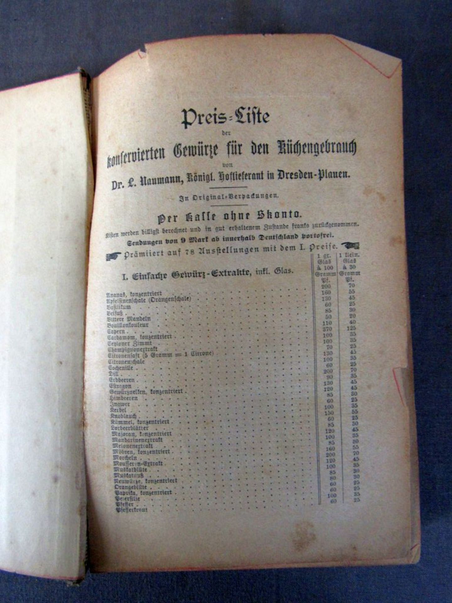 Antikes Kochbuch für das Haus von - Image 3 of 6