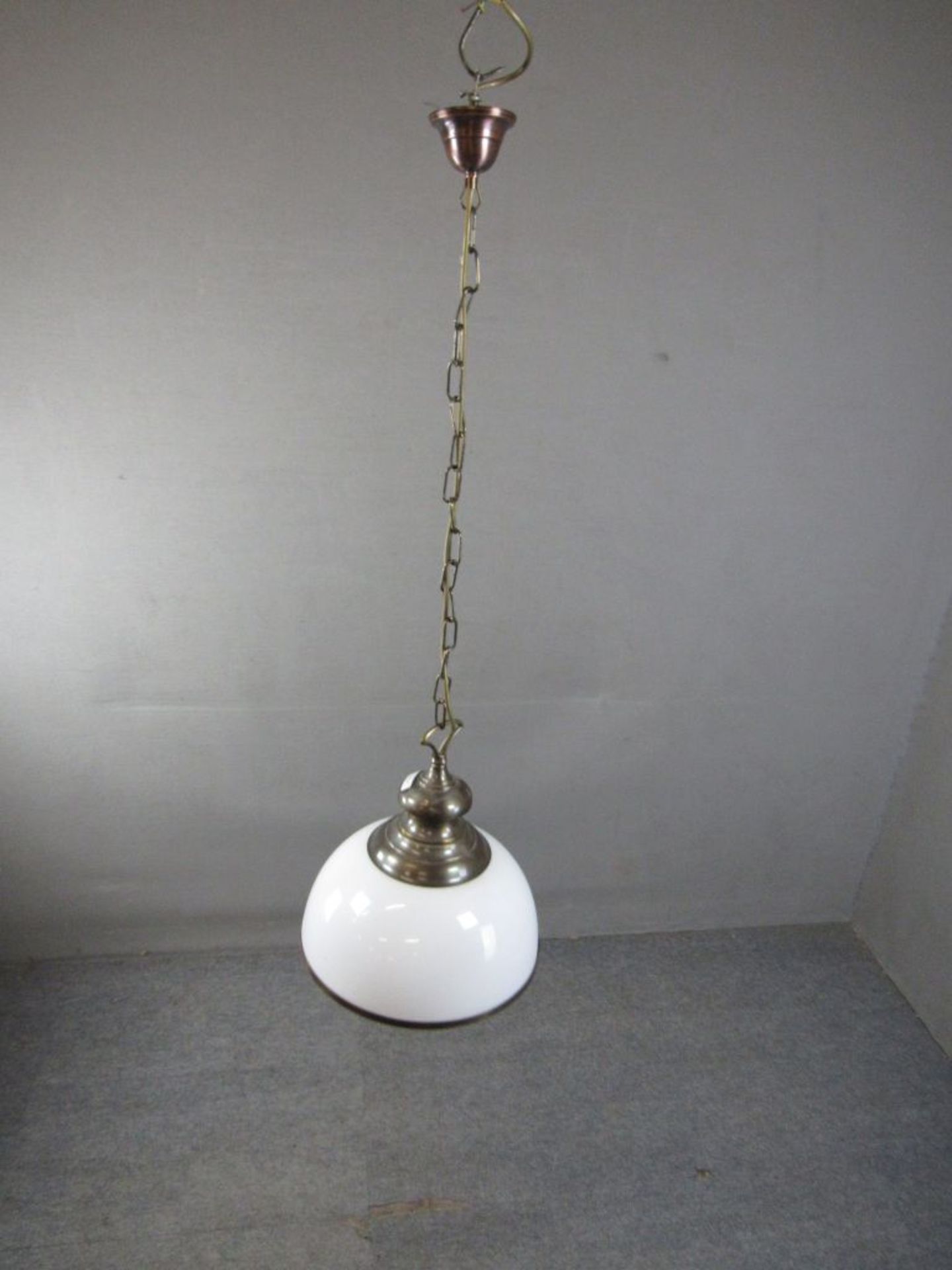 Deckenlampe Glas und Metall 34cm - Image 6 of 8