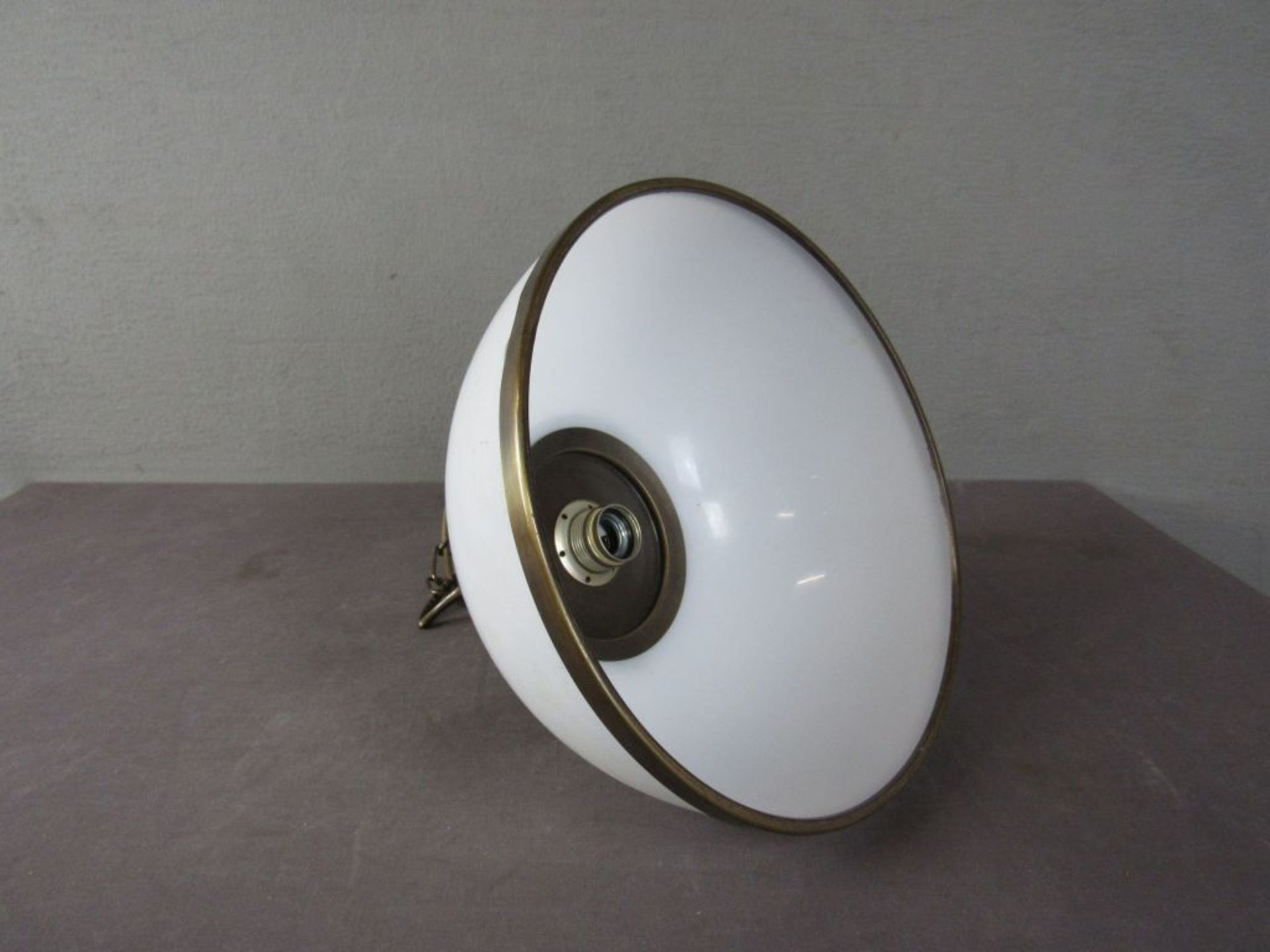 Deckenlampe Glas und Metall 34cm - Image 7 of 8