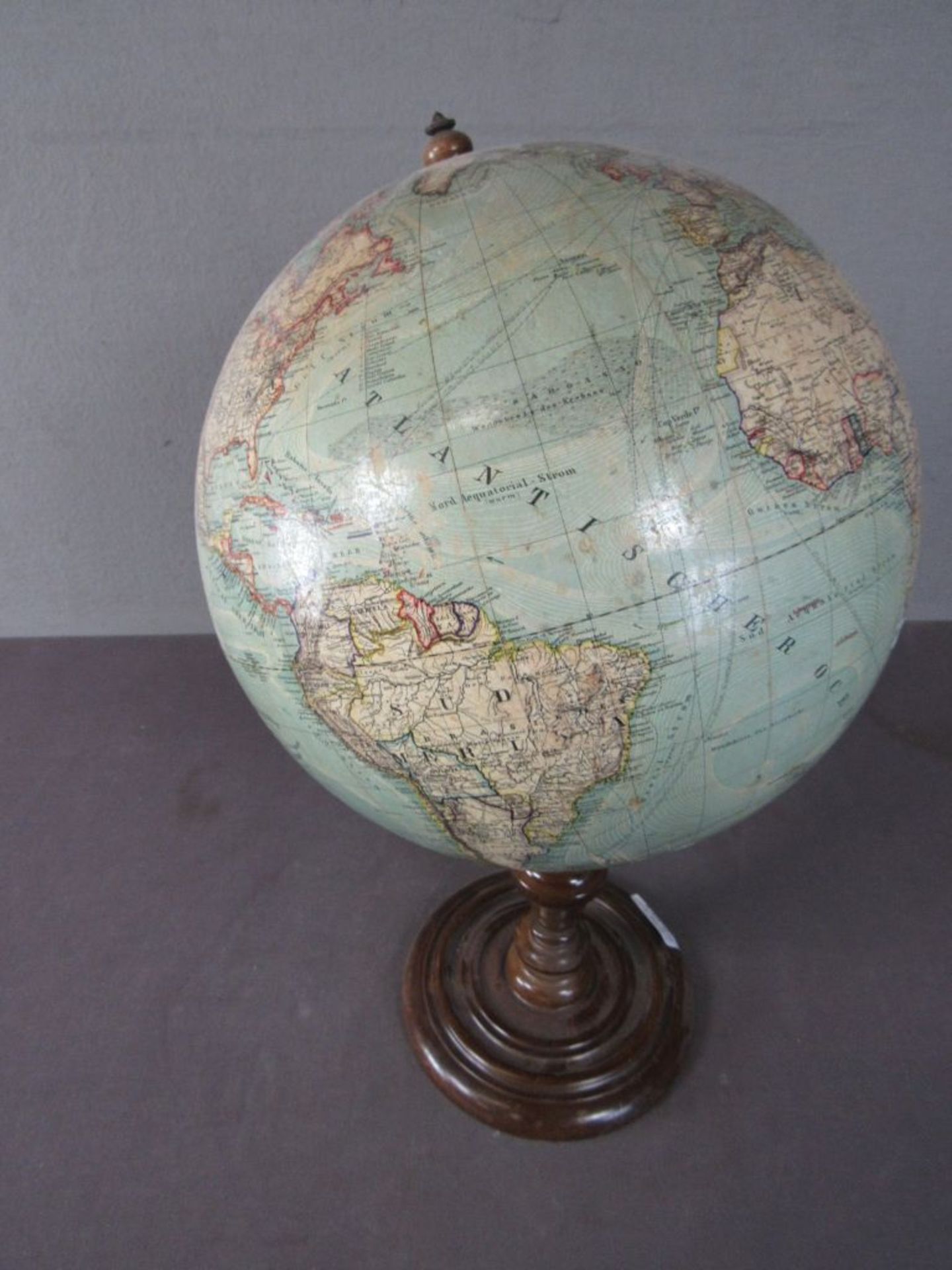 Antiker Globus um 1920 ca.50cm - Bild 5 aus 6