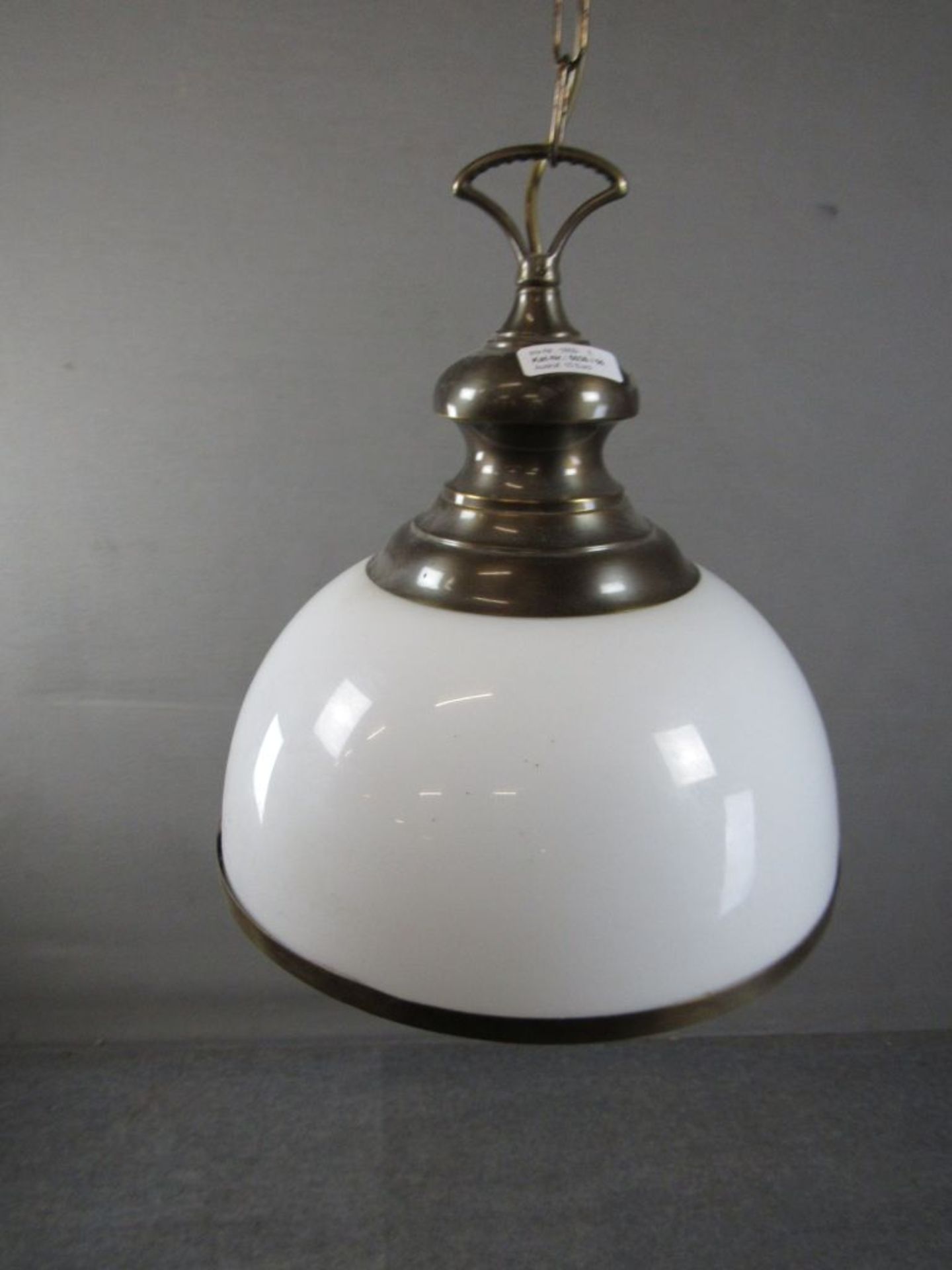 Deckenlampe Glas und Metall 34cm - Image 3 of 8