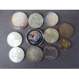 Konvolut Münzen überwiegend Silber