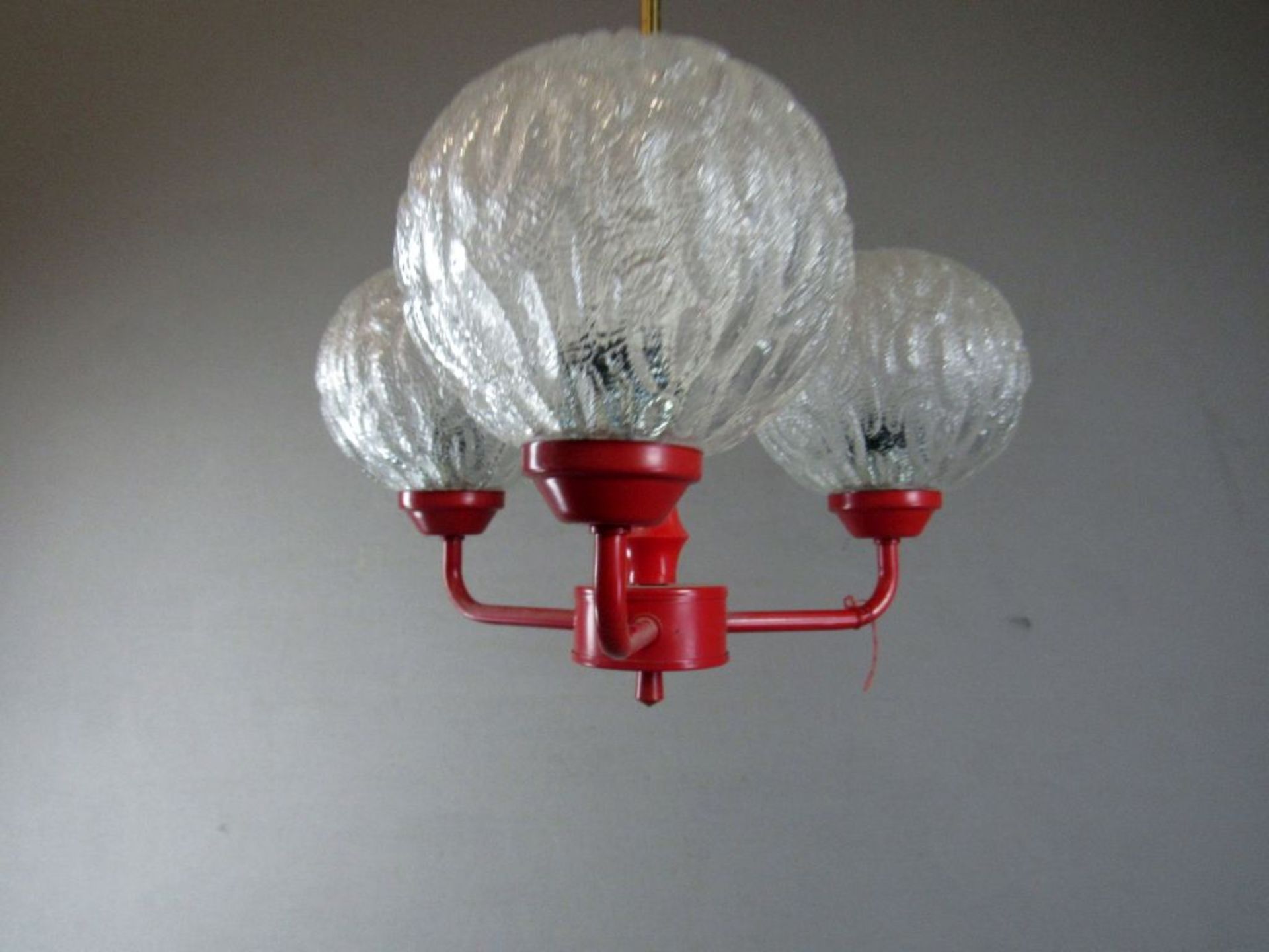 Kugellampe dreiflammig 70er - Image 4 of 6